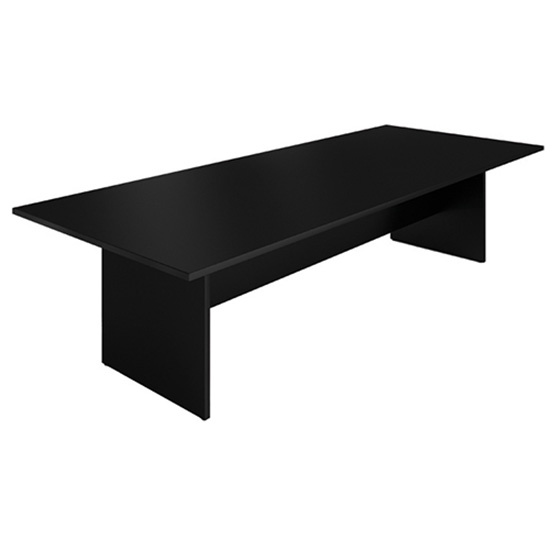 10′ Conference Table - Black